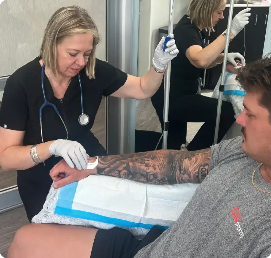 IV vitamin drip for energy, immunity, and hydration in Athens GA